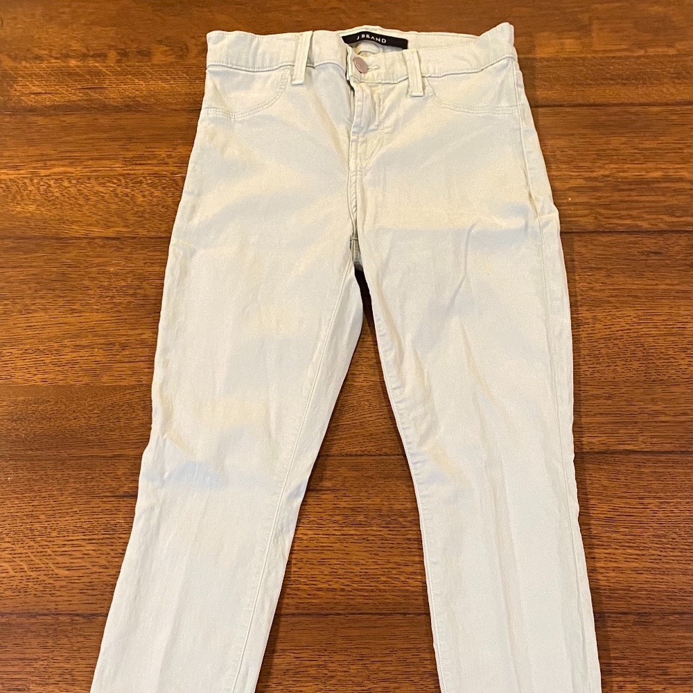 J Brand mint skinny jeans